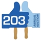 a group of thumbs up sign auction hand fan full color - paper products