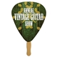 a group of guitar pick hand fan full color (1 side) - paper products