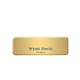 aerial view a gold aspen name badge (custom sized between 0 and 3 sq. in.), image 1 of 2