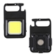 aerial view a black renew rechargeable cob magnetic light, image 1 of 3