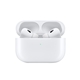 aerial view a white apple airpods pro (2nd gen) with magsafe charging case (usbc), image 1 of 6
