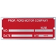 a group of metal plates signage 12-15 sq. in.