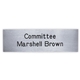 a group of los angeles custom plastic name badge (custom sized between 0 and 3 sq. in.)