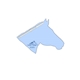 a group of horse shape memo board