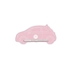 a group of car shaped notice memo board