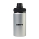 aerial view a silver jett aluminum chug lid hydration bottle - 16 oz, image 1 of 6