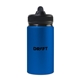 aerial view a sport blue jett aluminum straw lid hydration bottle - 16 oz, image 1 of 4