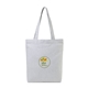 aerial view a light grey aware(tm) recycled cotton gusset bottom tote, image 1 of 2