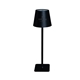 a black rechargeable led table lamp