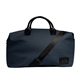 aerial view a navy blue the geneva duffel with adjustable shoulder strap, image 1 of 2