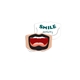 a group of goatee w / elastic band - printed full color - paper products