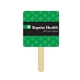 a group of square diamond mini hand fan full color (1 side)