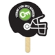 a group of helmet mini hand fan full color (1 side) - paper products