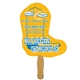 a group of boot hand fan full color (1 side) - paper products