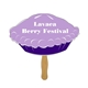 a group of pie hand fan full color (1 side) - paper products