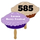 a group of pie auction sandwiched hand fan full color - paper products