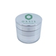 aerial view a silver aluminum cannabis grinder, image 1 of 5