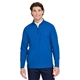 aerial view a french blue devon jones crownlux performance(r) mens windsor welded quarter - zip, image 1 of 10