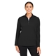 aerial view a black devon jones crownlux performance(r) ladies windsor welded quarter - zip, image 1 of 10