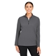 aerial view a graphite devon jones crownlux performance(r) ladies windsor welded quarter - zip, image 1 of 10