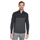 aerial view a black/ blk frost spyder mens spyre flex colorblock quarter - zip, image 1 of 8