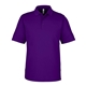 aerial view a campus purple core365 - mens market snag protect mesh polo, image 1 of 7