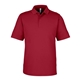 aerial view a classic red core365 - mens market snag protect mesh polo, image 1 of 7