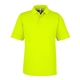aerial view a safety yellow core365 - mens market snag protect mesh polo, image 1 of 7