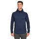 aerial view a navy swannies golf unisex camden hooded pullover, image 1 of 8