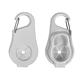 aerial view a white towel and bottle holder clip, image 1 of 2