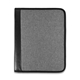 a gray heathered padfolio