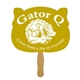 a group of animal head hand fan full color (1 side) - paper products
