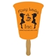 a group of cup hand fan full color (1 side) - paper products