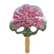 a group of tree hand fan full color (1 side) - paper products
