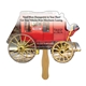 a group of stage coach hand fan full color (1 side) - paper products
