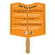 a group of open book hand fan full color (1 side) - paper products