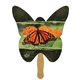 a group of butterfly fast hand fan (1 side) - paper products