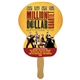 a group of guitar fast hand fan (1 side) - paper products