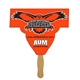 a group of mascot hand fan full color (1 side) - paper products