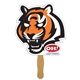 a group of tiger hand fan full color (1 side) - paper products