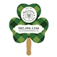 a group of shamrock hand fan full color (1 side) - paper products