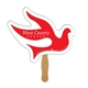 a group of dove fast hand fan (1 side) - paper products