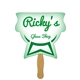 a group of chalice fast hand fan (1 side) - paper products