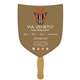 a group of shield / shovel fast hand fan (1 side) - paper products