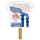 a group of mushroom fast hand fan (1 side) - paper products