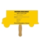 a group of moving truck fast hand fan (1 side) - paper products