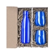 a bottle blue-tumbler blue stainless gift set