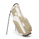 aerial view a off white/tan tumi sport golf stand bag, image 1 of 4