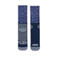 aerial view a navy islide statement socks, image 1 of 2
