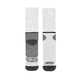 aerial view a white islide statement socks, image 1 of 2